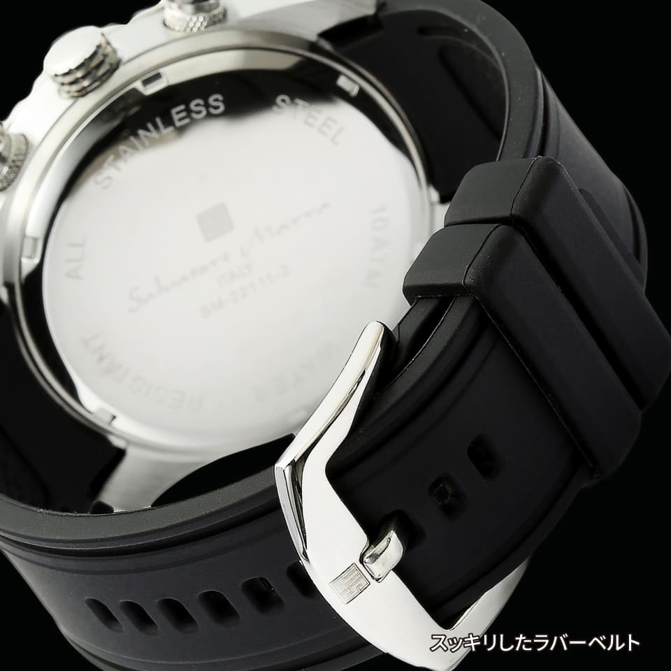 Salvatore Marra rv Y 4.5cm c4.5cm 1.2cm d109 15`20cm NmOt  rbOtFCX SM22111-SSBL/BK